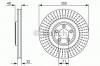 BOSCH 0 986 479 754 Тормозной диск
