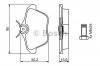 BOSCH 0 986 494 020 Комплект тормозных колодок, диско