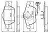 BOSCH 0 986 494 050 Комплект тормозных колодок, диско