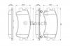 BOSCH 0 986 494 079 Комплект тормозных колодок, диско