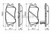 BOSCH 0 986 494 155 Комплект тормозных колодок, диско
