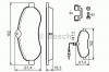 BOSCH 0 986 494 163 Комплект тормозных колодок, диско