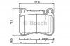 BOSCH 0 986 494 166 Комплект тормозных колодок, диско