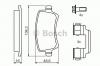 BOSCH 0 986 494 213 Комплект тормозных колодок, диско