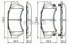 BOSCH 0 986 494 221 Комплект тормозных колодок, диско