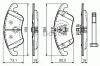 BOSCH 0 986 494 263 Колодки торм.пер.MB W204/212