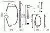 BOSCH 0986494285 Тормозные колодки