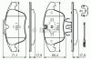 BOSCH 0986494371 Колодки тормозные BOSCH 0986494371 CITROEN C5 08-/PEUGEOT 508 10- пер