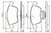 BOSCH 0 986 494 401 Комплект тормозных колодок, дисковый тормоз