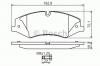 BOSCH 0986494408 Барабанные колодки 0986494408