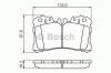 BOSCH 0 986 494 423 Комплект тормозных колодок, дисковый тормоз