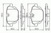 BOSCH 0986494432 ТОРМОЗНЫЕ КОЛОДКИ ЗАДНИЕ