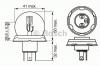 BOSCH 1 987 302 023 Лампа накаливания, фара дальнего света; Лампа накаливания, основная фара; Лампа накаливания, противотуманная фара