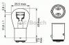 BOSCH 1 987 302 215 Лампа накаливания, фонарь сигнала тормож./ задний габ. огонь; Лампа накаливания, фонарь сигнала торможения; Лампа накаливания, задняя противотуманная фара; Лампа накаливания, задний гарабитный огонь; Лампа, противотуманные . задние фонари