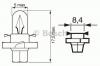 BOSCH 1 987 302 236 Лампа накаливания