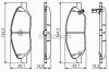 BOSCH 0 986 495 133 Комплект тормозных колодок, дисковый тормоз