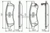 BOSCH 0 986 495 168 Комплект тормозных колодок, дисковый тормоз