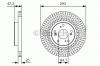 BOSCH 0 986 479 B02 Тормозной диск