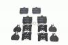 BOSCH 0986494016 Комплект тормозных колодок, диско