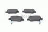 BOSCH 0986494182 Комплект тормозных колодок, диско