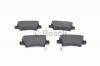 BOSCH 0986494249 Комплект тормозных колодок, диско