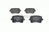 BOSCH 0986494344 Комплект тормозных колодок задних