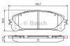 BOSCH 0 986 494 686 Комплект тормозных колодок, дисковый тормоз