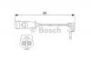 BOSCH 1 987 474 553 Сигнализатор, износ тормозных колодок