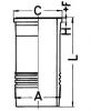 KOLBENSCHMIDT 89900110 Гильза цилиндра