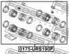 FEBEST 0175-URS190F Ремкомплект передн суппорта LEXUS IS250/350 GSE20 2005-2012 0175-URS190F