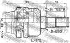 FEBEST 1411-NACTR ШРУС внутрен задний 22х35х25 SSANG YONG NEW ACTYON (KORANDO C) 10-12 1411-NACTR