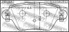 FEBEST 2101-GER Колодки задние FORD MONDEO GE 2000-2007 2101-GER