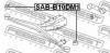 FEBEST SAB-B10DM1 Сайленблок передней балки
