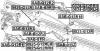 FEBEST SSB-G12R18 Втулка заднего стабилизатора d18