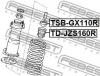 FEBEST TD-JZS160R Отбойник амортизатора задний TOYOTA ARISTO JZS160/JZS161 1997-2004 TD-JZS160R