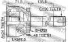 FEBEST 0110015A48 ШРУС НАРУЖНЫЙ 24x59x30 (TOYOTA LAND CRUISER 100 FZJ105 1998-2007 TOYOTA LAND CRUISER 80 FZJ80/HDJ81/