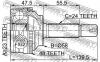 FEBEST 0110035A48 ШРУС НАРУЖНЫЙ 23x58x24 (TOYOTA BB/OPEN DECK NCP30 2000-2005 TOYOTA BB/OPEN DECK NCP35 4WD 2003-2005