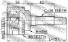 FEBEST 0110037A48 ШРУС НАРУЖНЫЙ 23x56x26 (TOYOTA COROLLA 2 EL41 1990-1994 TOYOTA COROLLA 2 EL51 1994-1999 TOYOTA CORSA