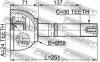 FEBEST 0110058 ШРУС НАРУЖНЫЙ 24x59x30 (TOYOTA LAND CRUISER 100 HDJ101/UZJ100 1998-2007) FEBEST