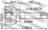 FEBEST 0110059 ШРУС НАРУЖНЫЙ 27x60x26 (TOYOTA LITE/TOWNACE TRUCK CM52/CM60 1986-1999 TOYOTA LITE/TOWNACE V WG CR21/