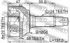 FEBEST 0110073A48 ШРУС НАРУЖНЫЙ 19x58x24 (TOYOTA PLATZ SCP11 1999-2005 TOYOTA VITZ NCP10/SCP10 1999-2005 TOYOTA YARIS