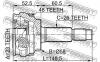 FEBEST 0110077A48 ШРУС НАРУЖНЫЙ 23x58x26 (TOYOTA PRIUS NHW20 2003-) FEBEST
