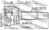 FEBEST 0110-ACA33R ШРУС НАРУЖНЫЙ ЗАДНИЙ 18X52X26