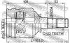 FEBEST 01111NZFE ШРУС ВНУТРЕННИЙ 23x34x23 (TOYOTA AURIS ZZE150/NZE151 2006- TOYOTA BB/OPEN DECK NCP30 2000-2005 TOYOT