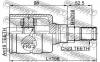 FEBEST 01111SZFE ШРУС ВНУТРЕННИЙ 19х38х23 (TOYOTA PLATZ SCP11 1999-2005 TOYOTA VITZ NCP10/SCP10 1999-2005 TOYOTA YARI