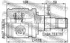 FEBEST 0111ACV30LH ШРУС ВНУТРЕННИЙ ЛЕВЫЙ 27x50x24 (TOYOTA ALPHARD G/V ANH10/MNH10 2002- TOYOTA BLADE AZE154 2006- TOYOT