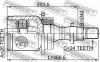 FEBEST 0111-AZT250RH ШРУС внутренний правый 26x40x24
