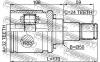 FEBEST 0111-CDT220LH ШРУС внутренний левый 32x50x24