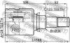 FEBEST 0111-NLP10RH ШРУС внутренний правый 28x33.8x23
