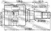 FEBEST 0111-NZE140 ШРУС ВНУТРЕННИЙ ЛЕВЫЙ 25X35X20